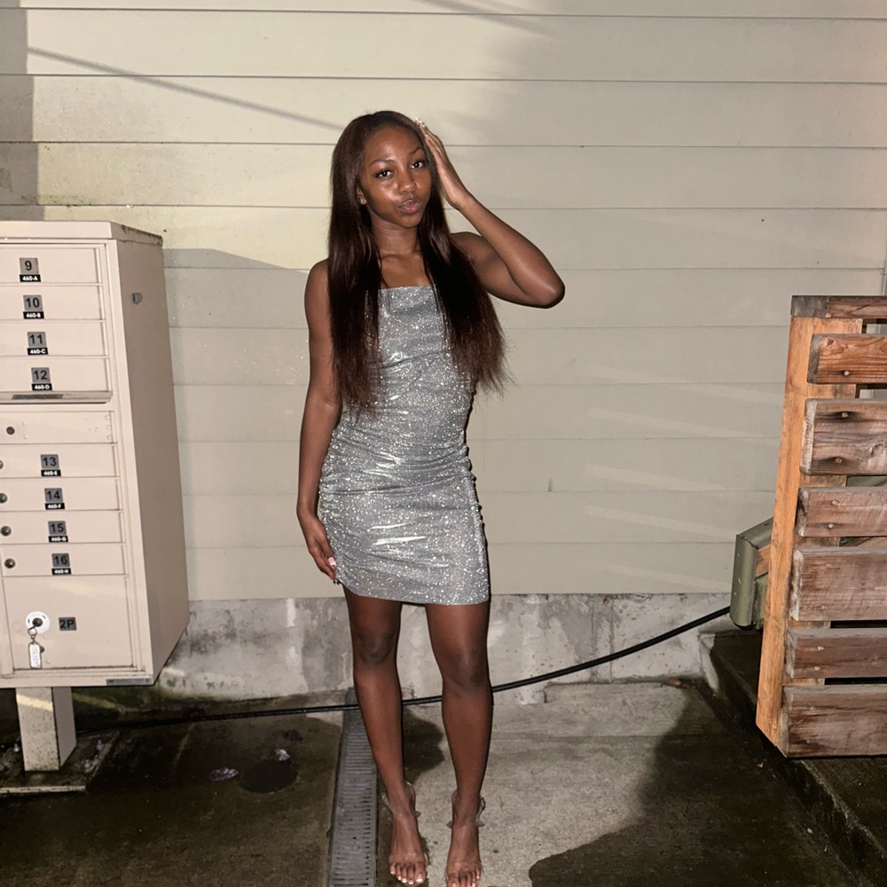 Elegant Silver Dress